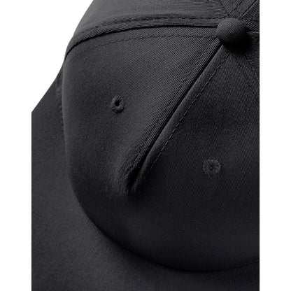 Black - Back - Beechfield Rapper Snapback Cap