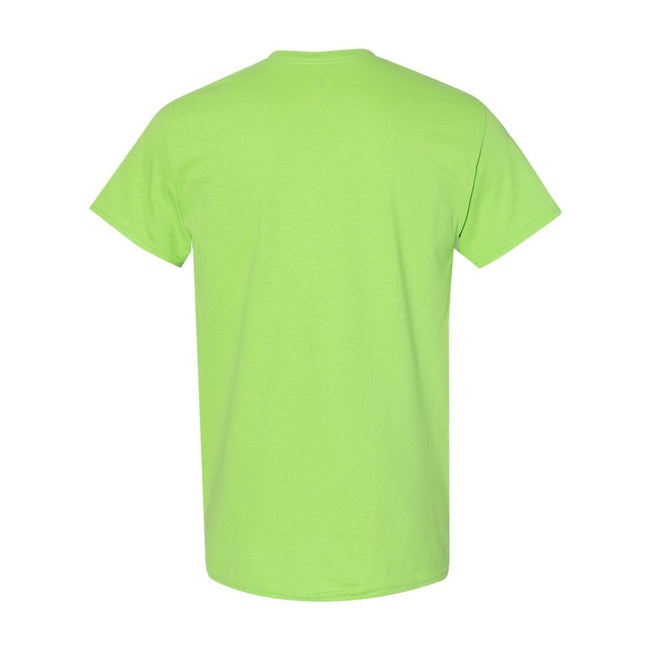 Lime - Lifestyle - Gildan Mens Heavy Cotton Short Sleeve T-Shirt (Pack Of 5)