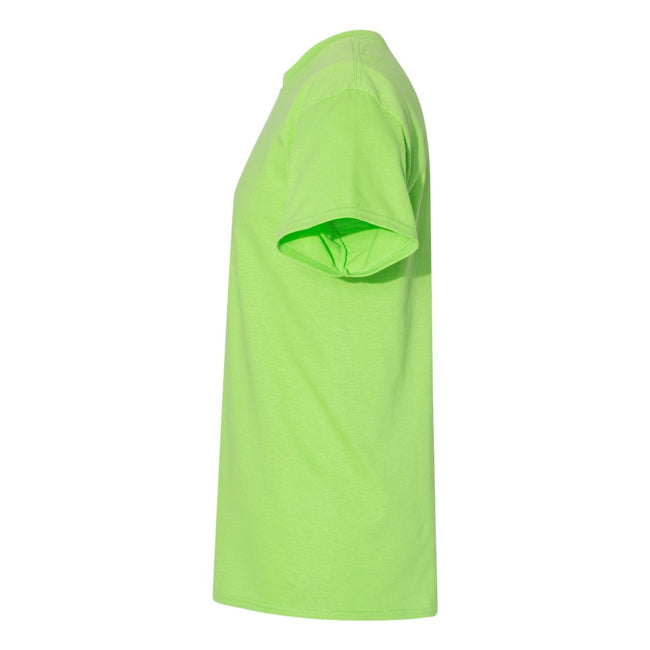 Lime - Pack Shot - Gildan Mens Heavy Cotton Short Sleeve T-Shirt (Pack Of 5)