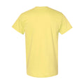 Cornsilk - Back - Gildan Mens Heavy Cotton Short Sleeve T-Shirt (Pack Of 5)