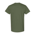 Military Green - Back - Gildan Mens Heavy Cotton Short Sleeve T-Shirt (Pack Of 5)