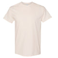 Natural - Front - Gildan Mens Heavy Cotton Short Sleeve T-Shirt (Pack Of 5)