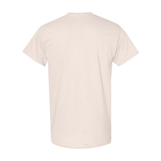 Lime - Close up - Gildan Mens Heavy Cotton Short Sleeve T-Shirt (Pack Of 5)