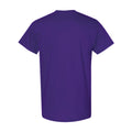 Purple - Back - Gildan Mens Heavy Cotton Short Sleeve T-Shirt (Pack Of 5)