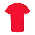 Red - Back - Gildan Mens Heavy Cotton Short Sleeve T-Shirt (Pack Of 5)