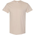 Sand - Front - Gildan Mens Heavy Cotton Short Sleeve T-Shirt (Pack Of 5)