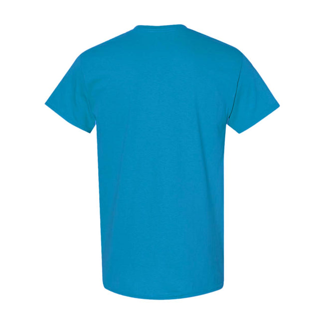 Sapphire - Back - Gildan Mens Heavy Cotton Short Sleeve T-Shirt (Pack Of 5)