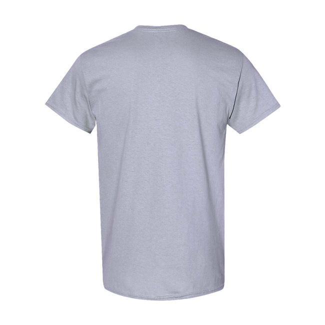 Sport Grey - Back - Gildan Mens Heavy Cotton Short Sleeve T-Shirt (Pack Of 5)