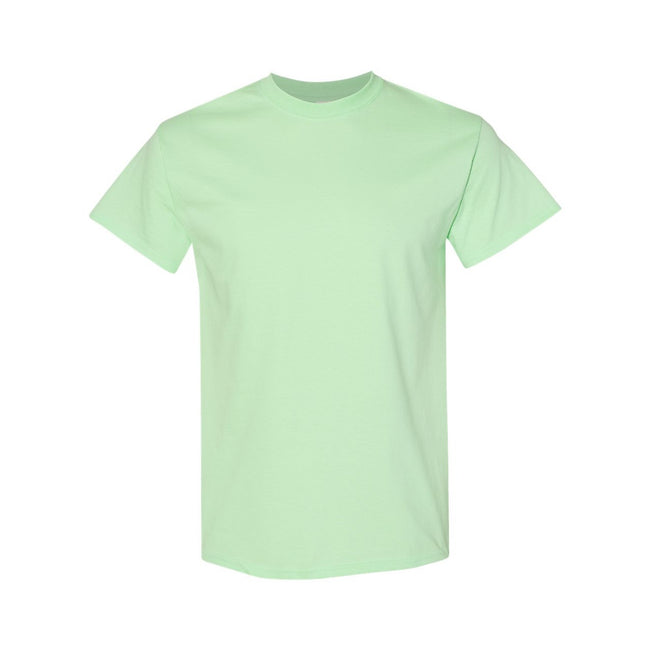 Mint Green - Front - Gildan Mens Heavy Cotton Short Sleeve T-Shirt (Pack Of 5)