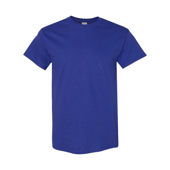 Cobalt Blue - Front - Gildan Mens Heavy Cotton Short Sleeve T-Shirt (Pack Of 5)