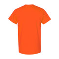 Orange - Back - Gildan Mens Heavy Cotton Short Sleeve T-Shirt (Pack Of 5)