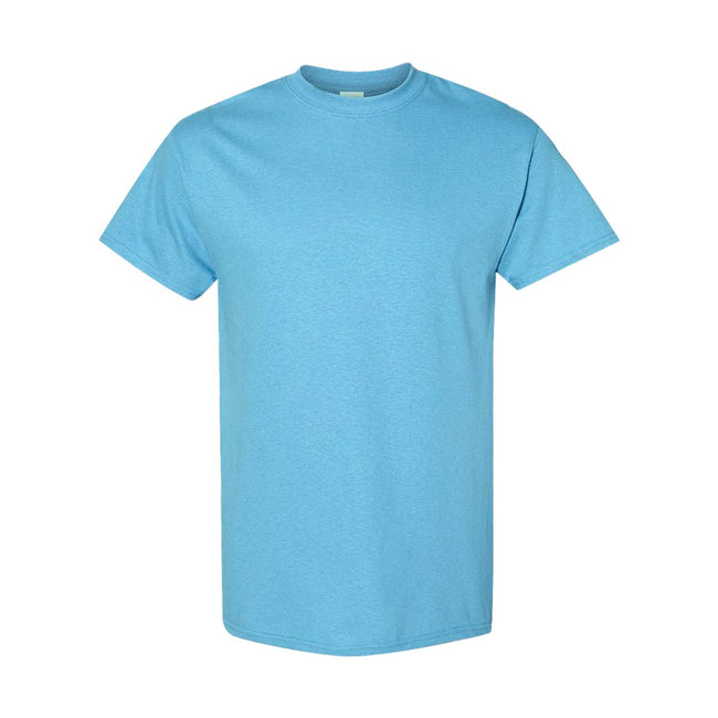Sky - Front - Gildan Mens Heavy Cotton Short Sleeve T-Shirt (Pack Of 5)
