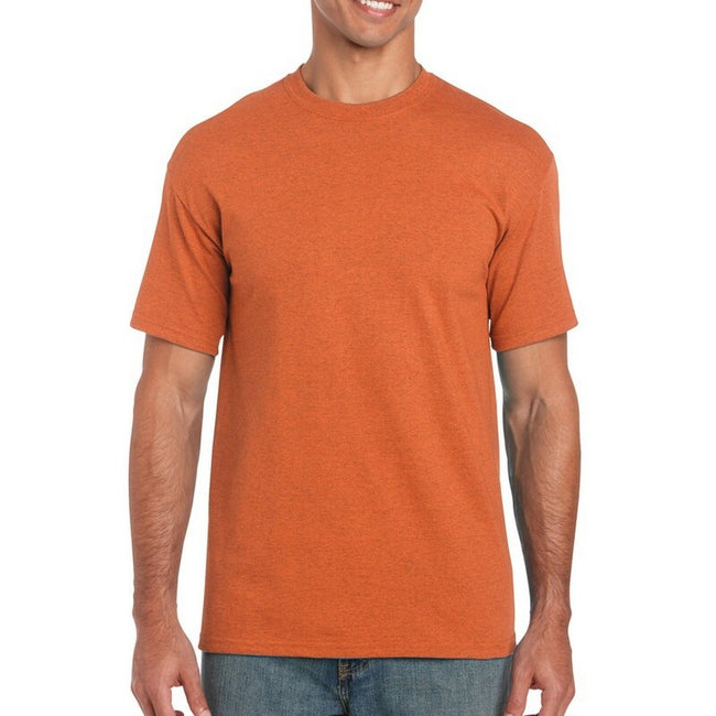 Antique Orange - Back - Gildan Mens Heavy Cotton Short Sleeve T-Shirt (Pack Of 5)