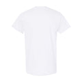 White - Back - Gildan Mens Heavy Cotton Short Sleeve T-Shirt (Pack Of 5)