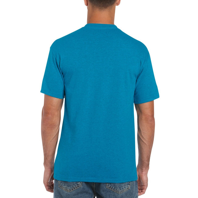 Antique Sapphire - Side - Gildan Mens Heavy Cotton Short Sleeve T-Shirt (Pack Of 5)
