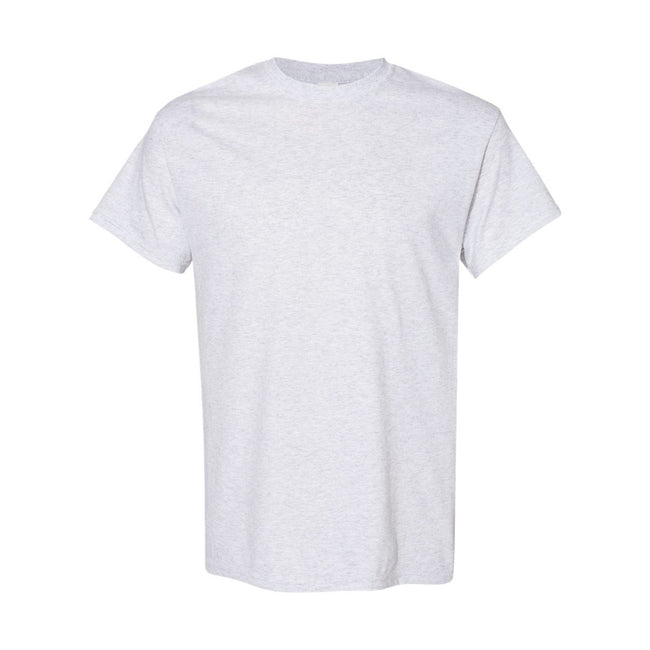 Ash Grey - Front - Gildan Mens Heavy Cotton Short Sleeve T-Shirt (Pack Of 5)