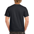 Black - Side - Gildan Mens Heavy Cotton Short Sleeve T-Shirt (Pack Of 5)