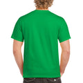 Irish Green - Side - Gildan Mens Heavy Cotton Short Sleeve T-Shirt (Pack Of 5)