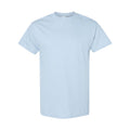 Light Blue - Front - Gildan Mens Heavy Cotton Short Sleeve T-Shirt (Pack Of 5)