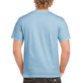 Light Blue - Side - Gildan Mens Heavy Cotton Short Sleeve T-Shirt (Pack Of 5)