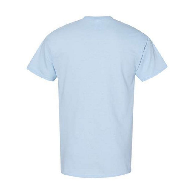 Light Blue - Lifestyle - Gildan Mens Heavy Cotton Short Sleeve T-Shirt (Pack Of 5)