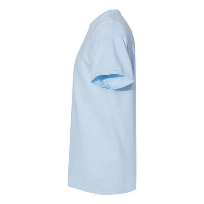 Light Blue - Pack Shot - Gildan Mens Heavy Cotton Short Sleeve T-Shirt (Pack Of 5)