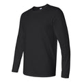 Black - Lifestyle - Gildan Mens Soft Style Long Sleeve T-Shirt (Pack Of 5)