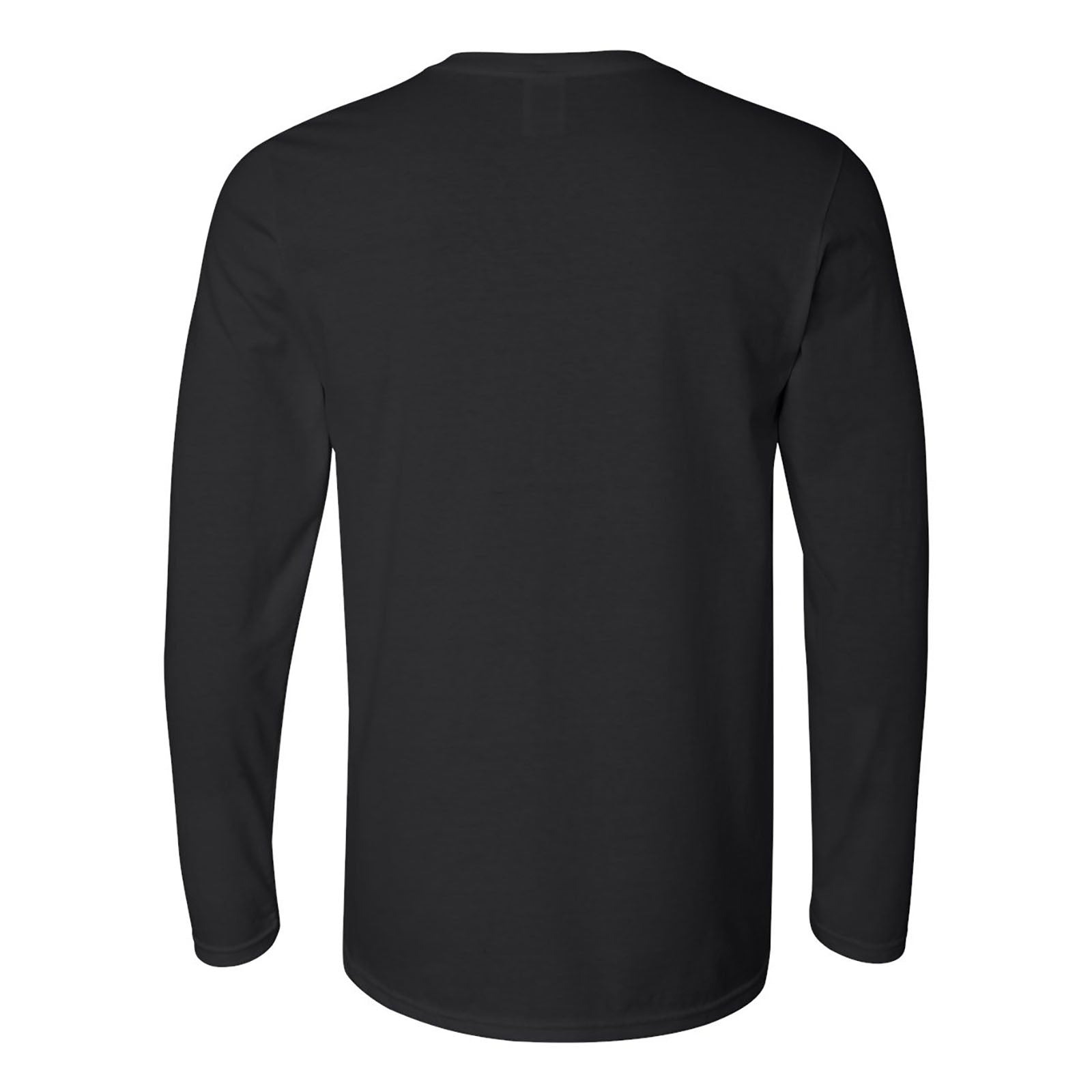Black - Pack Shot - Gildan Mens Soft Style Long Sleeve T-Shirt (Pack Of 5)