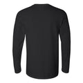 Black - Pack Shot - Gildan Mens Soft Style Long Sleeve T-Shirt (Pack Of 5)