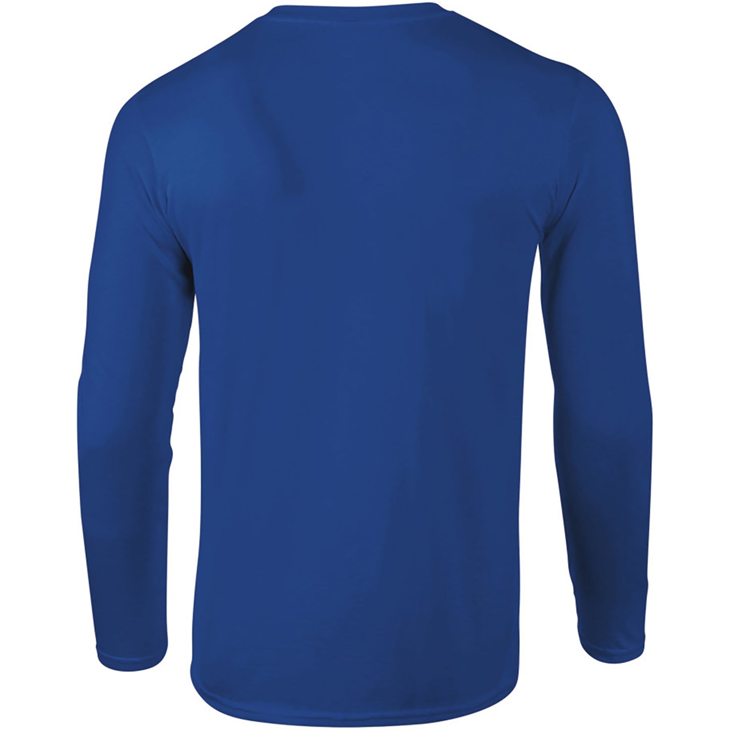 Royal - Pack Shot - Gildan Mens Soft Style Long Sleeve T-Shirt (Pack Of 5)