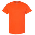 Orange - Front - Gildan Mens Heavy Cotton Short Sleeve T-Shirt