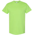 Lime - Front - Gildan Mens Heavy Cotton Short Sleeve T-Shirt