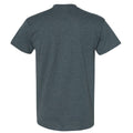 Dark Heather - Back - Gildan Mens Heavy Cotton Short Sleeve T-Shirt