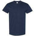 Navy - Front - Gildan Mens Heavy Cotton Short Sleeve T-Shirt