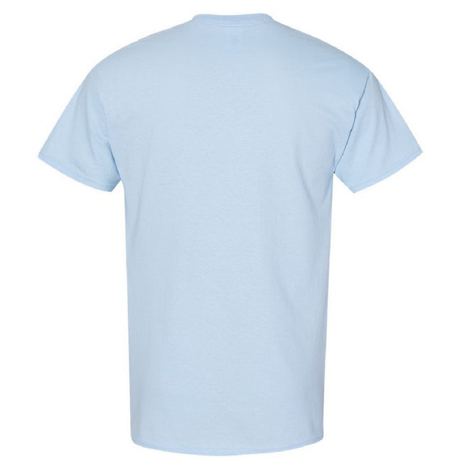 Light Blue - Back - Gildan Mens Heavy Cotton Short-Sleeved T-Shirt