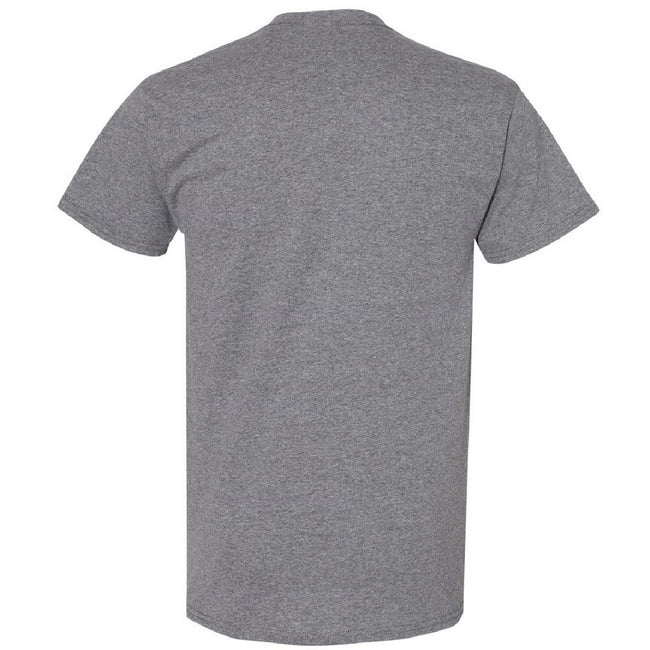 Graphite Heather - Back - Gildan Mens Heavy Cotton Short-Sleeved T-Shirt