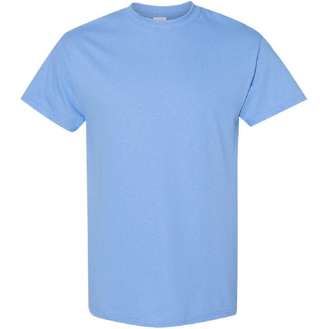 Carolina Blue - Front - Gildan Mens Heavy Cotton Short-Sleeved T-Shirt