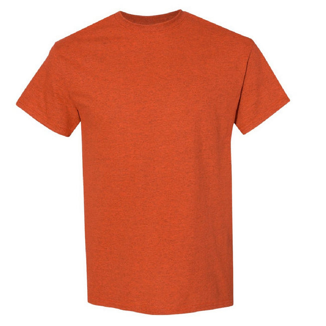 Antique Orange - Front - Gildan Mens Heavy Cotton Short-Sleeved T-Shirt
