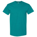 Maroon - Side - Gildan Mens Heavy Cotton Short Sleeve T-Shirt