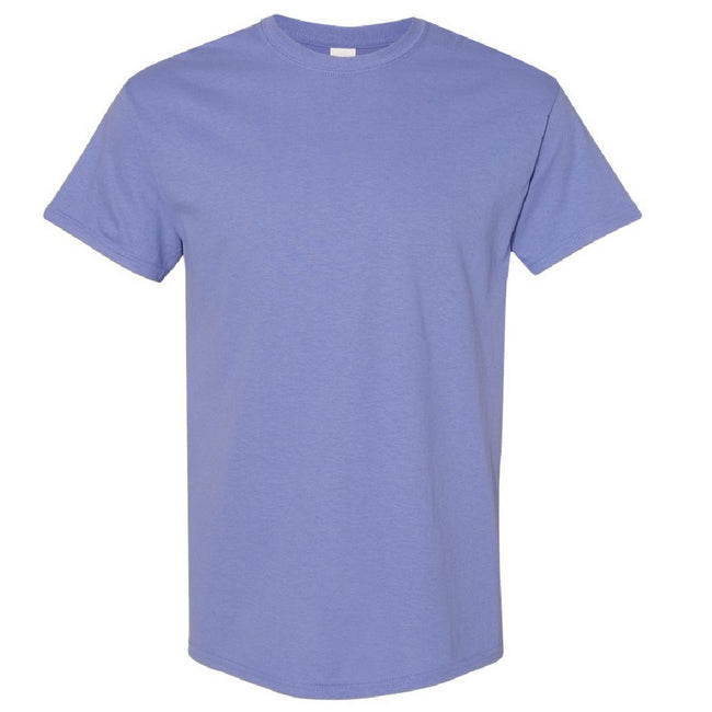 Cobalt Blue - Side - Gildan Mens Heavy Cotton Short-Sleeved T-Shirt