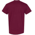 Maroon - Back - Gildan Mens Heavy Cotton Short Sleeve T-Shirt