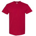 Cardinal - Front - Gildan Mens Heavy Cotton Short Sleeve T-Shirt
