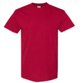 Cardinal - Front - Gildan Mens Heavy Cotton Short-Sleeved T-Shirt