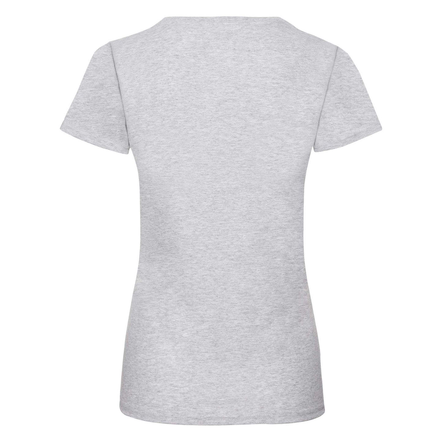 Heather Grey - Lifestyle - Fruit Of The Loom Ladies-Womens Lady-Fit Valueweight Short Sleeve T-Shirt (Pack Of 5)