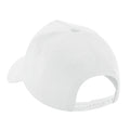 White - Back - Beechfield Urbanwear 5 Panel Snapback Cap