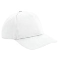 White - Front - Beechfield Urbanwear 5 Panel Snapback Cap
