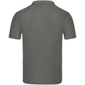 Light Graphite - Back - Fruit Of The Loom Mens Original Polo Shirt