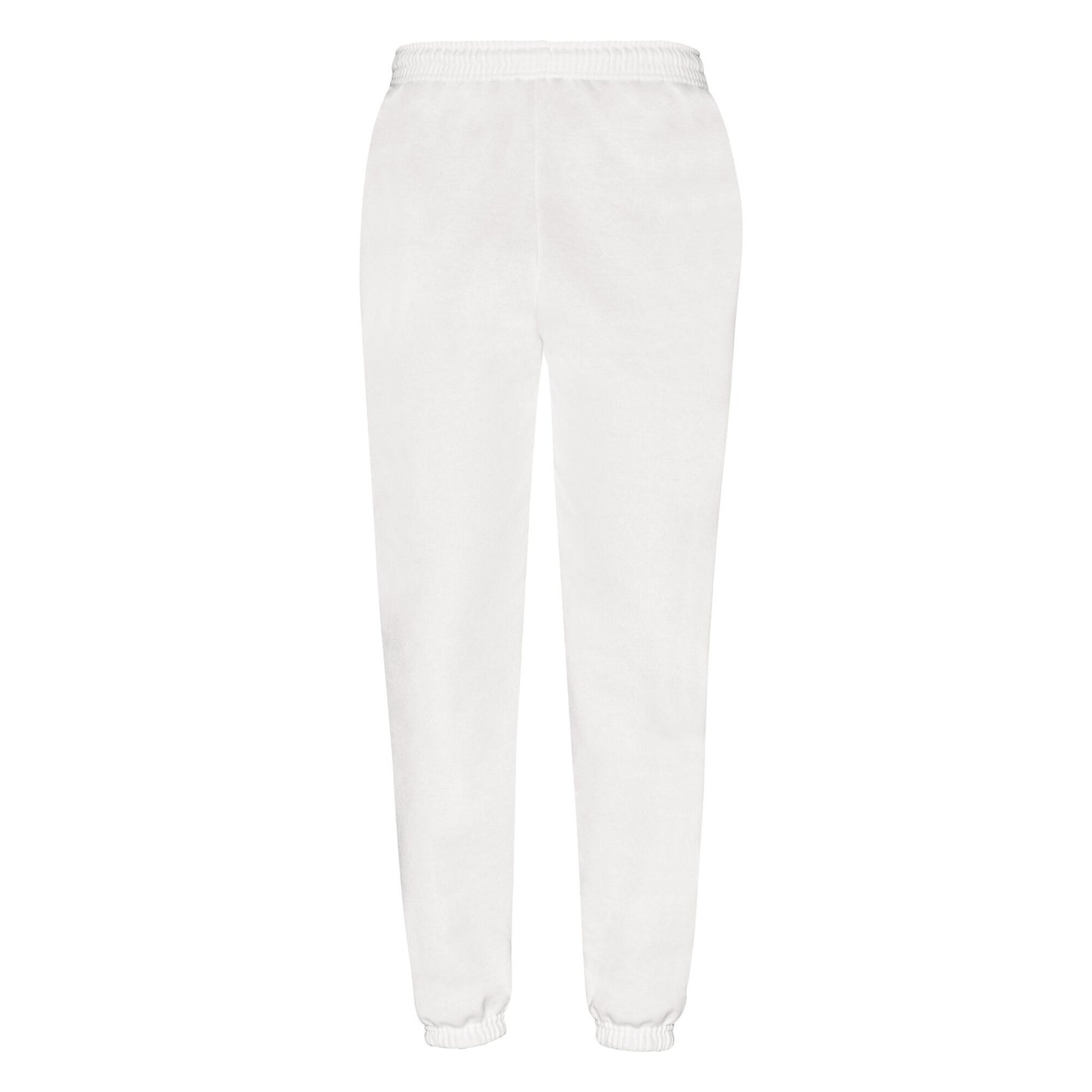 White - Front - Fruit Of The Loom Mens Classic Elasticated Jogging Bottoms