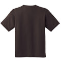 Dark Chocolate - Back - Gildan Youth Unisex Heavy Cotton T-Shirt