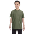 Military Green - Back - Gildan Youth Unisex Heavy Cotton T-Shirt